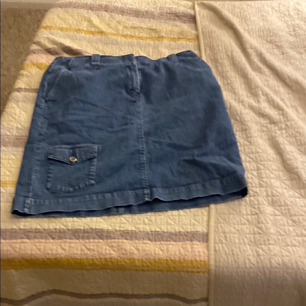 Blue Denim Skirt